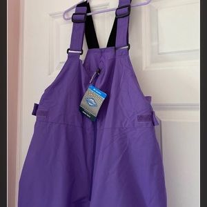 NWT Girl's Columbia Snow Bib, Large- (14/16)